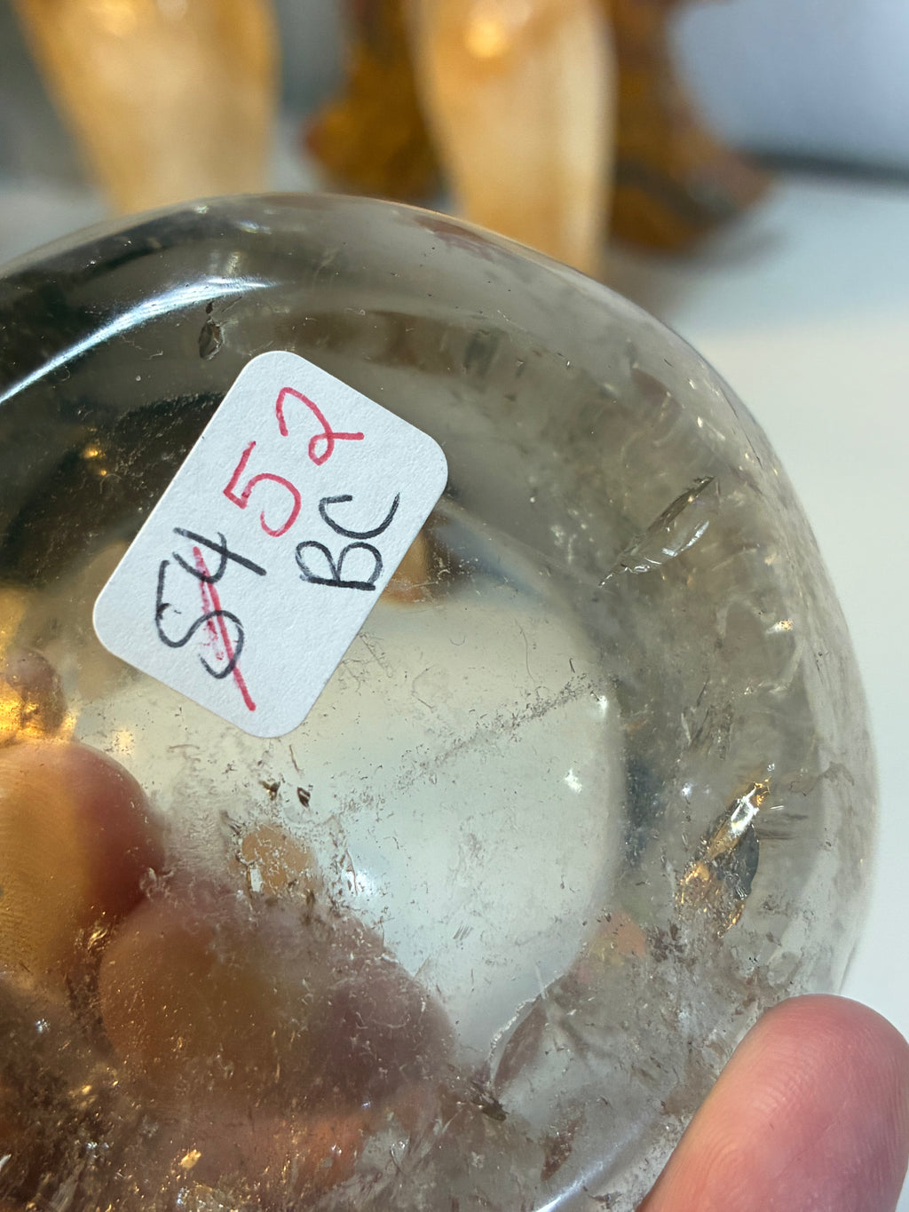 Smokey Quartz Scrying Bowl