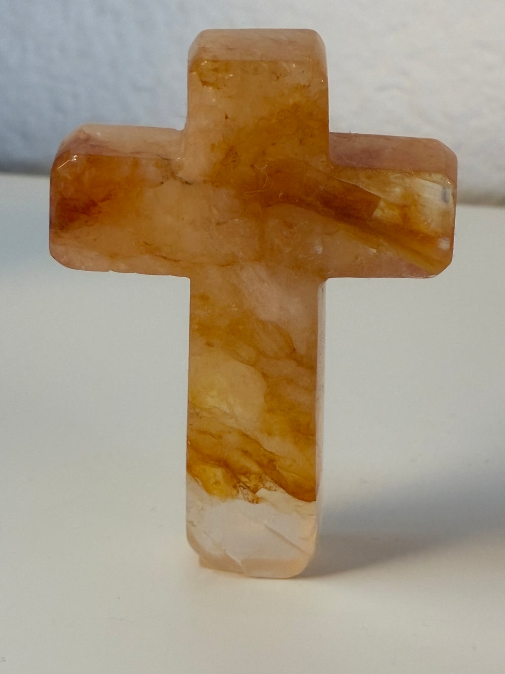 Golden Healer Quartz Cross