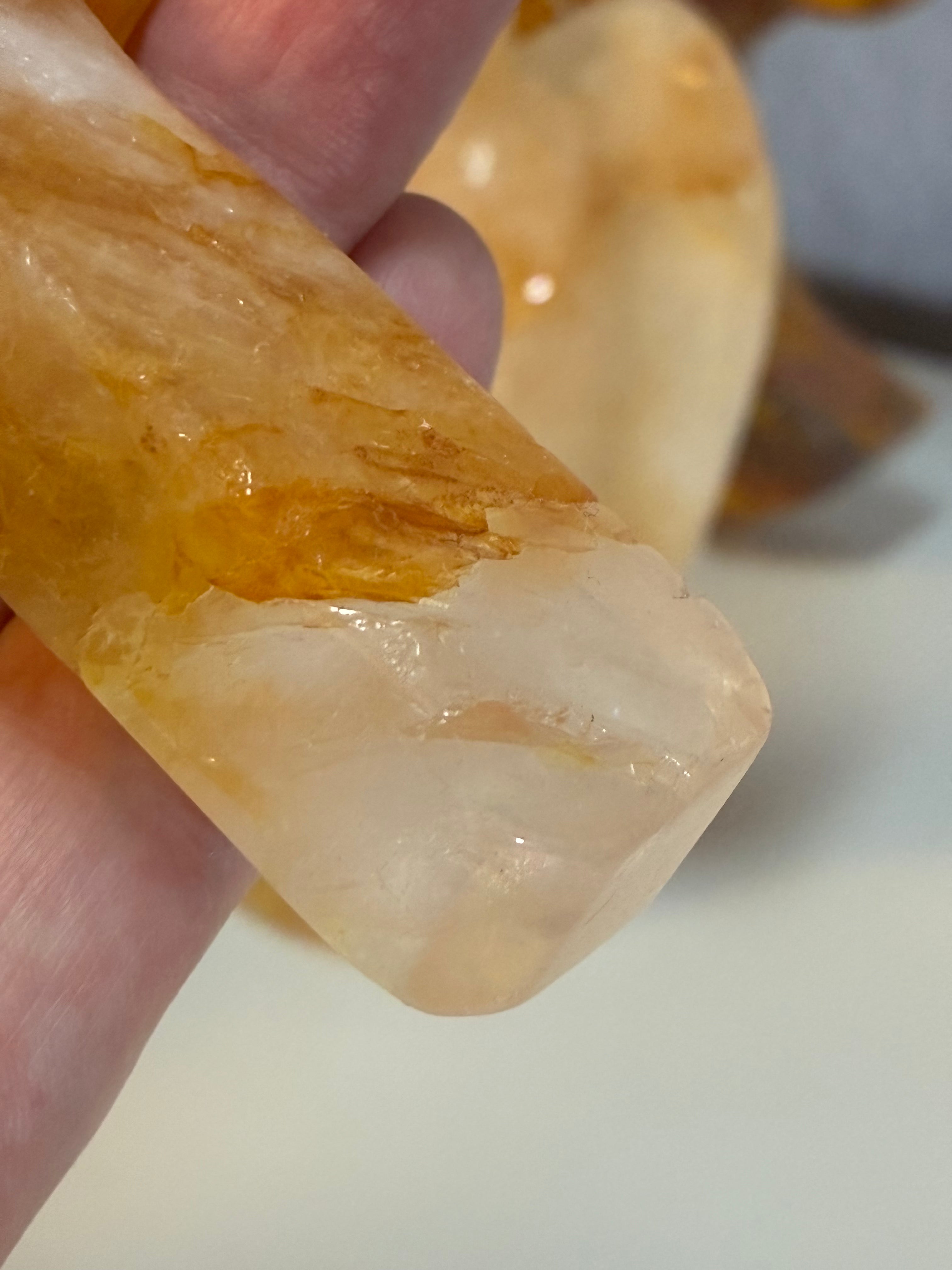 Golden Healer Quartz Cross