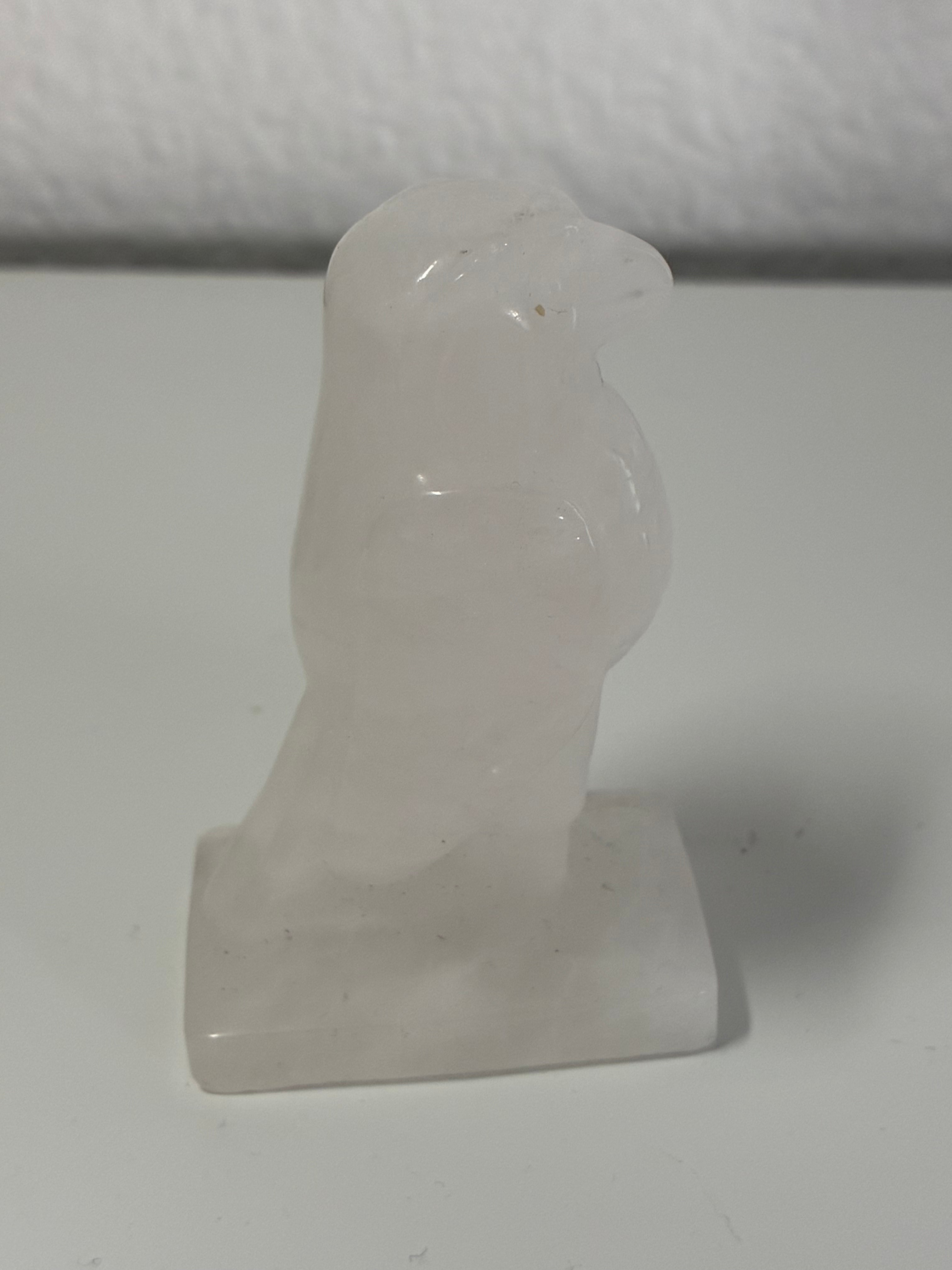 Quartz Bird 𐦖 Animal Carving