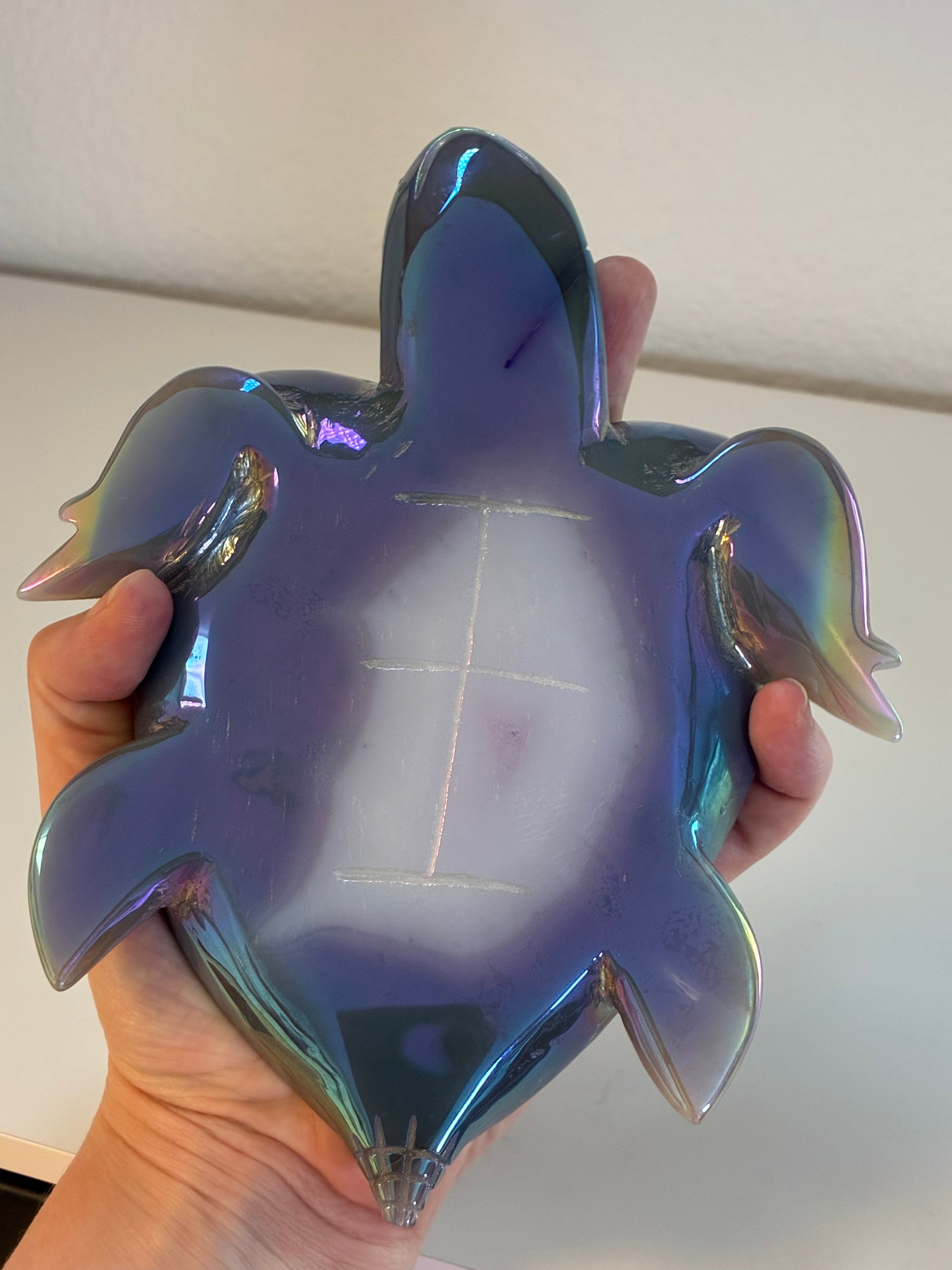 Aura Druzy Agate Sea Turtle